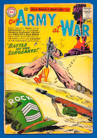 Our Army At War #128(1963)KEY ISSUE Origin Sgt Rock, VG