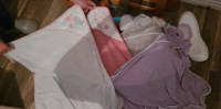 Girl Hooded towels and blankets
