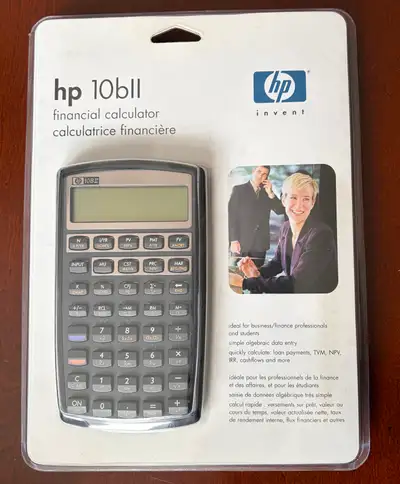 HP 10bII Financial Calculator – NEW Sealed – MBA / Finance / CFA, View more