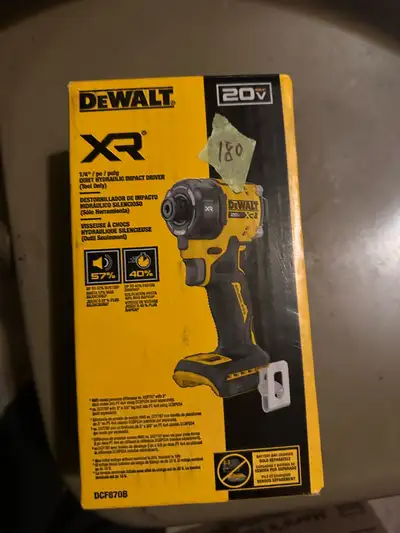 Firm price DEWALT DCF870B 20V MAX XR Hydraulic Impact Driver, View more