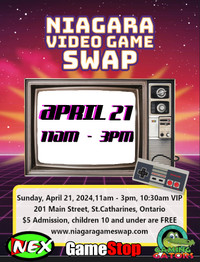 Niagara Video Game Swap April 21