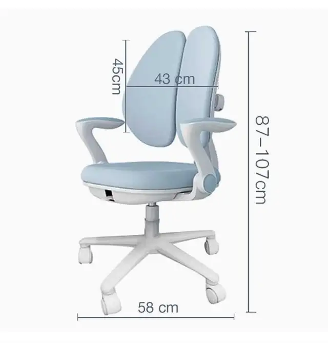 Dulcii Children Ergonomic Desk Chair,Kids Adjustable Learning Ch