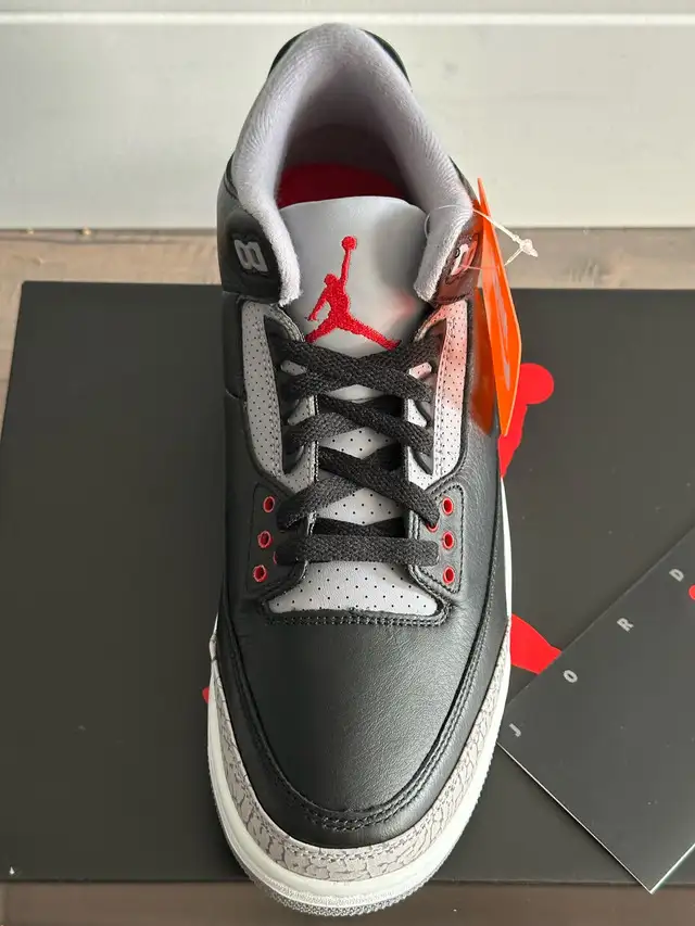 DS Air Jordan 3 BC3 Retro Black Cement 2024 Shoe Sizes 9-12 in Men's Shoes in City of Toronto - Image 3