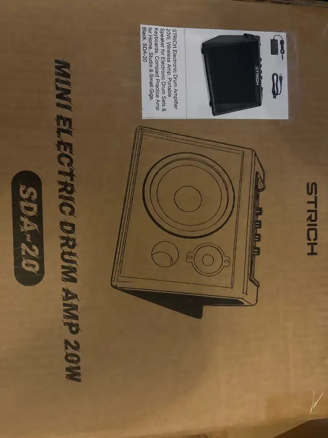 Strich SDA-20 Electronic Drum Amplifier in Amps & Pedals in Oshawa / Durham Region - Image 3
