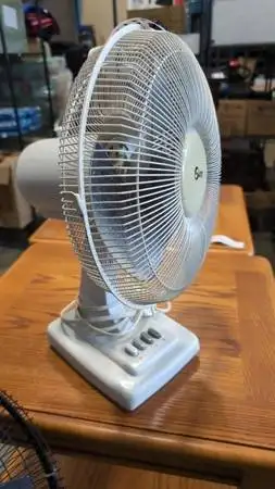 PAIR OF FANS ONE FLOOR + ONE TABLE, View more