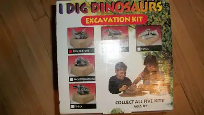 ** 90's new quality toy craft, 2 Triceratops replicas new in box w/ instructions, Canadian made, sui...