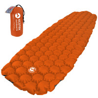Hybern8 Ultralight Inflatable Outdoors Sleeping Pad (Orange)