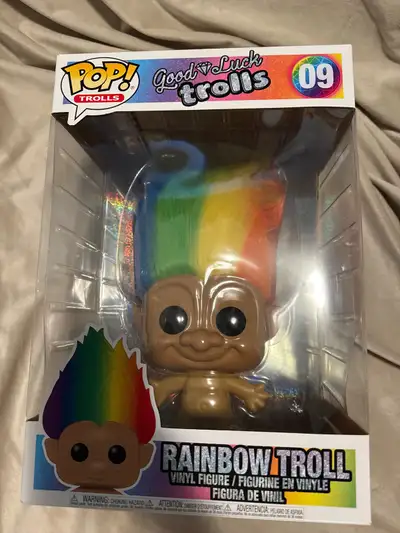 Pop Funko Rainbow Troll Doll 10”, View more