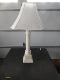 Marble Table Lamp ( Vintage) Fluted