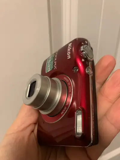 Nikon Coolpix L26 16.1MP Digital Camera RED, View more