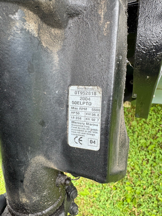 Mercury outboard motor  in Powerboats & Motorboats in Kawartha Lakes - Image 2