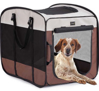 DONORO Dog Kennels and Crates for Medium Dogs, Portable Pop Up I