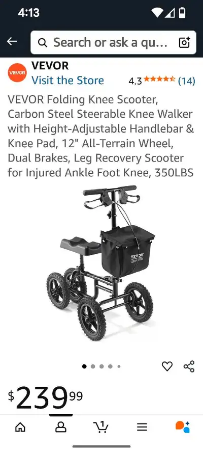 Knee Scooter , View more