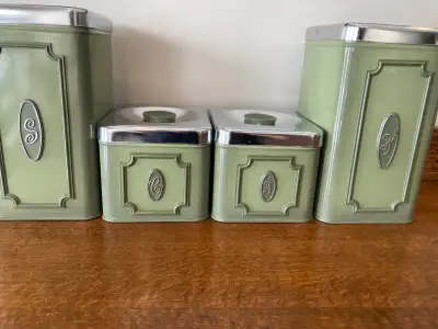 vintage canister set, View more