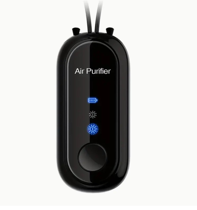 New air purifier necklace negative ionizer breathe safe healthy dans Appareils électroniques  à Ouest de l’Île - Image 3