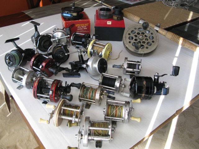 Vintage fishing reels collection. | Fishing, Camping & Outdoors ...