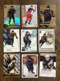 Lot de 18 cartes de hockey différentes - Ilya Kovalchuk