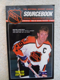 The National Hockey League SOURCEBOOK-1988-89 Edition.