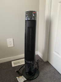 Tower heater with remote control
