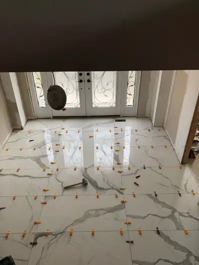 I am a professional tile installer with 20 years experience. I have my own crew and WSIB I do instal...