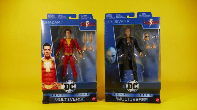 DC Multiverse Shazam and Dr. Sivana Figure 6inch in Toys & Games in Oshawa / Durham Region