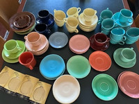 75 Piece Fiestaware Collection For Sale - Some Vintage