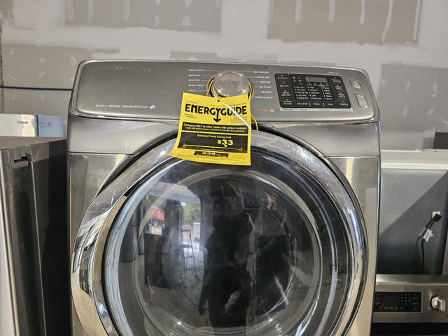 SAMSUNG 27 inch w front load washer electric dryer set  in Washers & Dryers in Oakville / Halton Region - Image 4