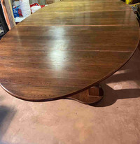 15’ oak boardroom table