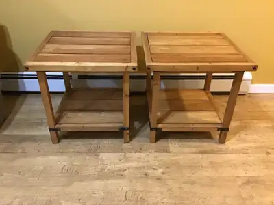 Side tables - PRICE DROP $180.00 for the pair, View more