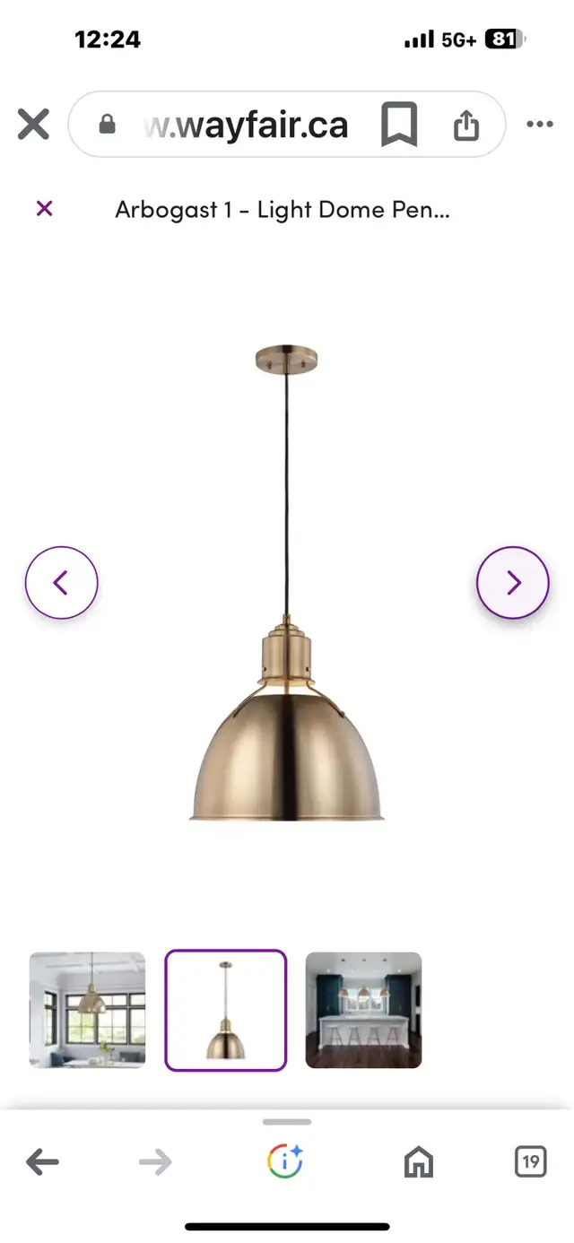 Pendant light in Indoor Lighting & Fans in Kitchener / Waterloo - Image 2