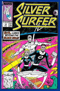 SILVER SURFER #15 (1988) "Evil Lurks Beyond the Black Hole!"NICE