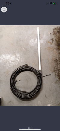 Helium hotspot Antenna with 10 M of low loss Cable