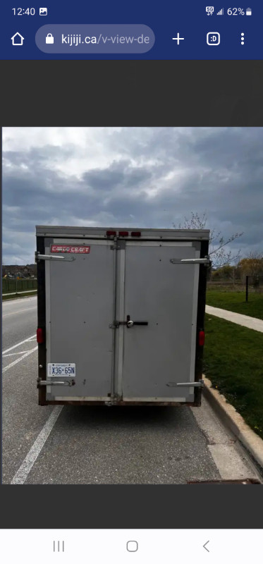 6' x 10' Plus V Nose Contractors Enclosed Cargo Trailer 6' High in Cargo & Utility Trailers in Windsor Region - Image 4