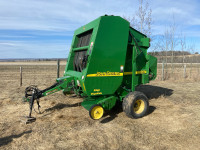 John Deere 567 baler silage special with net wrap