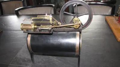 Buckman Holly model toy steam engine, View more