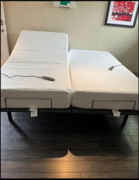 New King adjustable with split mattress 
