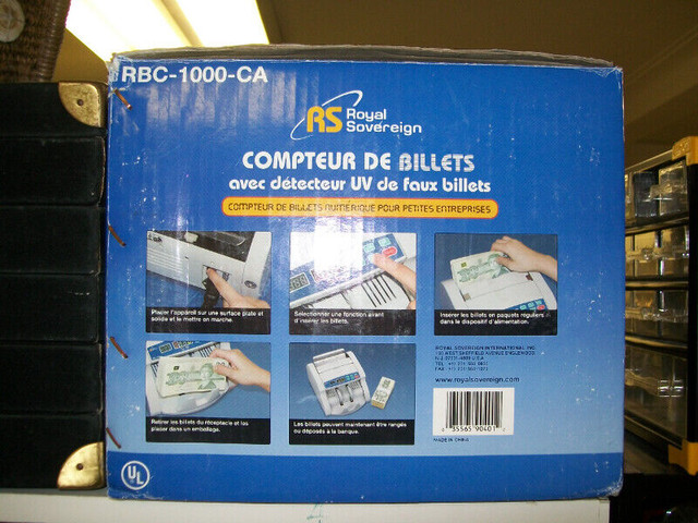 Compteur de Billets- RBC-1000-CA Electric Bill Counter-RS dans Autres équipements commerciaux et industriels  à Ville de Montréal - Image 2