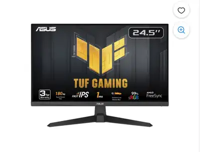 ASUS TUF 24.5” Gaming Monitor - 180Hz Like New, View more