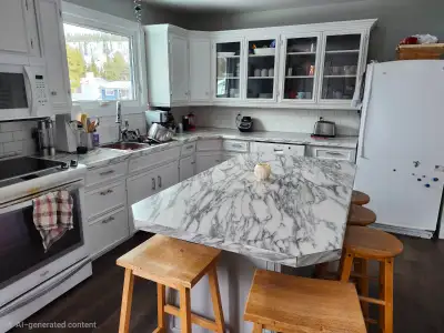 4 bedroom fully furnished home in Riverdale available from mid-August to early January. Home has 3 b...
