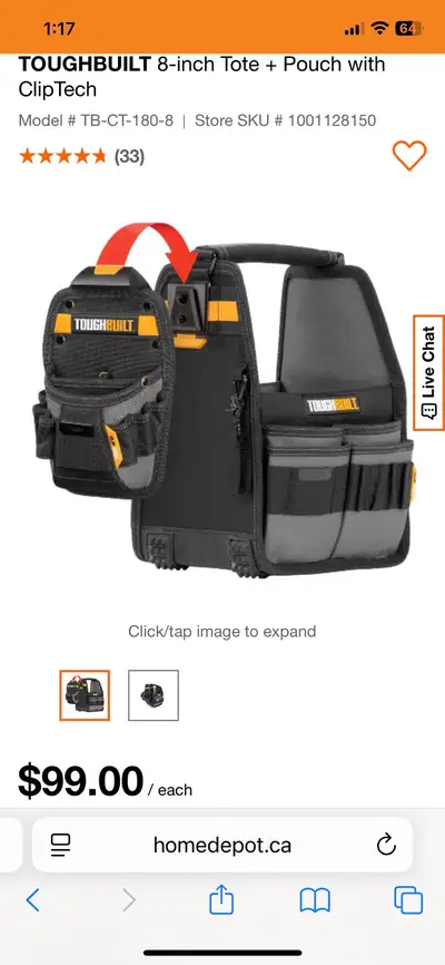 ToughBuilt Tool Bag, View more