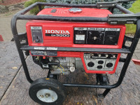 Honda EM5000X 5000W  Generator With Auto Throttle And Wheel Kit