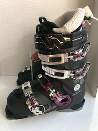 New $480 Nordica Hell & Back H1 Alpine Ski Boots Black Sz 225