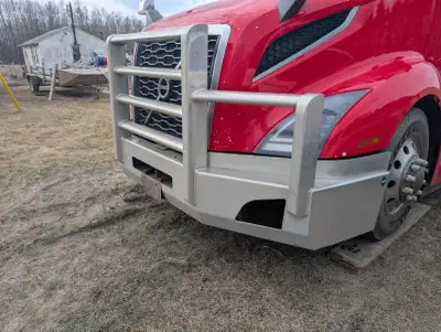 The bumper was on a 2021 Volvo VNL 860 so I will let you determine if it will be compatible with you...
