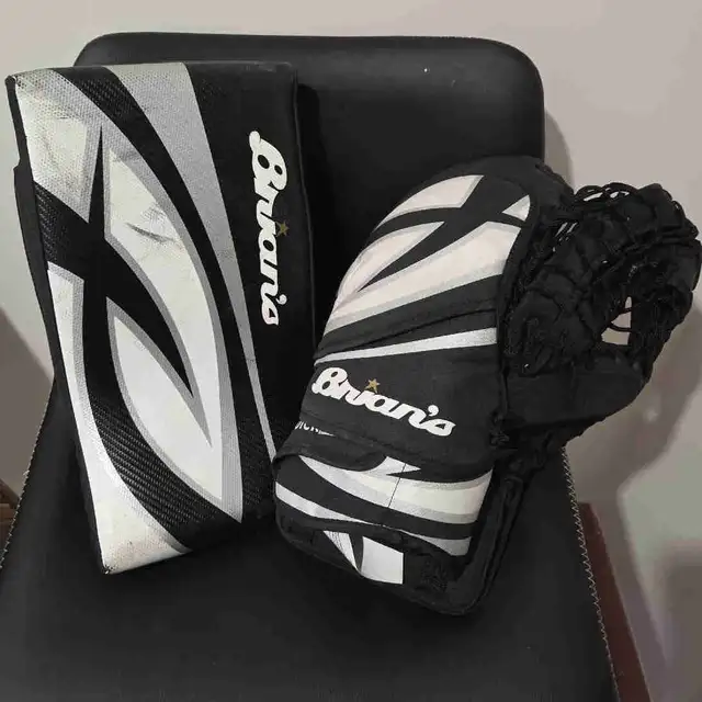BRIANS Hockey Goalie Blocker and Trapper Glove