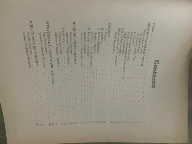 Police Exam Preparation Book in Non-fiction in Mississauga / Peel Region - Image 5