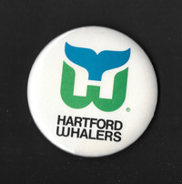 Sport Hockey - Macaron de la NHL  3½ pouces, WHALERS  HARTFORD