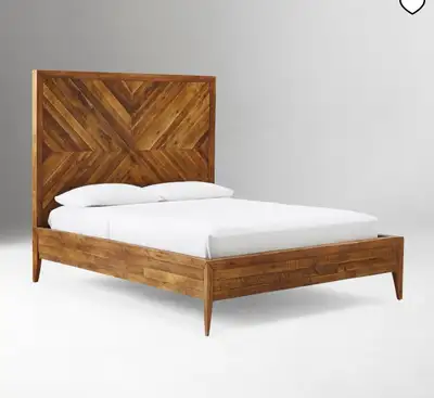 West Elm Alexa Solid Wood Bed Frame - Queen, View more