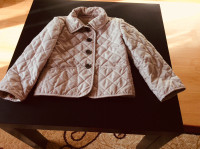 KIDS BURBERRY BEIGE QUILTED JACKET FOR 2 YR OLD