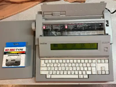 Brother Typewriter WP-1350DS Word Processor w/Floppy Disk Drive, View more