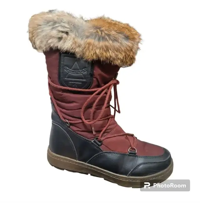 Bottes Hiver Rudsak Winter Boots 7 38 burgundy bourgogne in Women's - Shoes in City of Montréal - Image 2